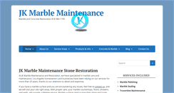 Desktop Screenshot of jkmarblemaintenance.com