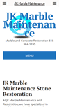 Mobile Screenshot of jkmarblemaintenance.com